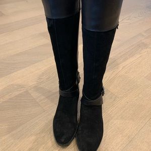 Black Over the Knee Lauren/Ralph Lauren Boots. Barely worn size 8